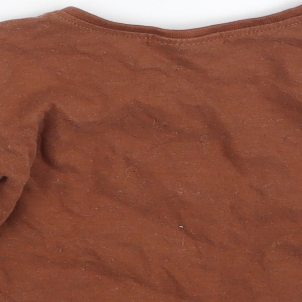 NEXT Boys Brown   Basic T-Shirt Size 0-3 Months