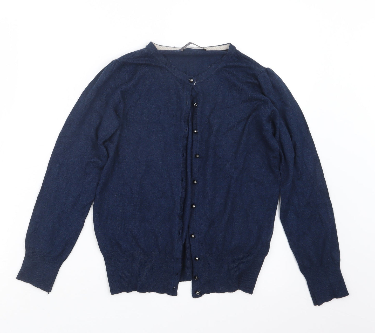 Marks and Spencer Womens Blue   Cape Jumper Size 8