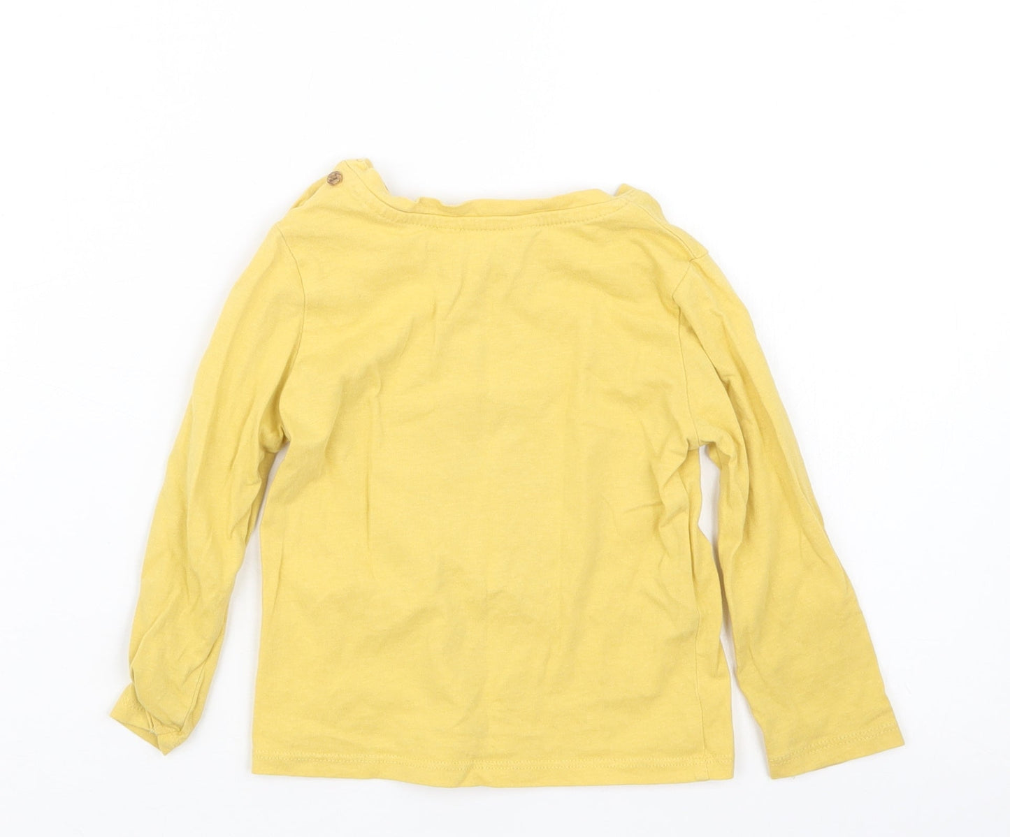 MNG Girls Yellow   Basic T-Shirt Size 9-12 Months