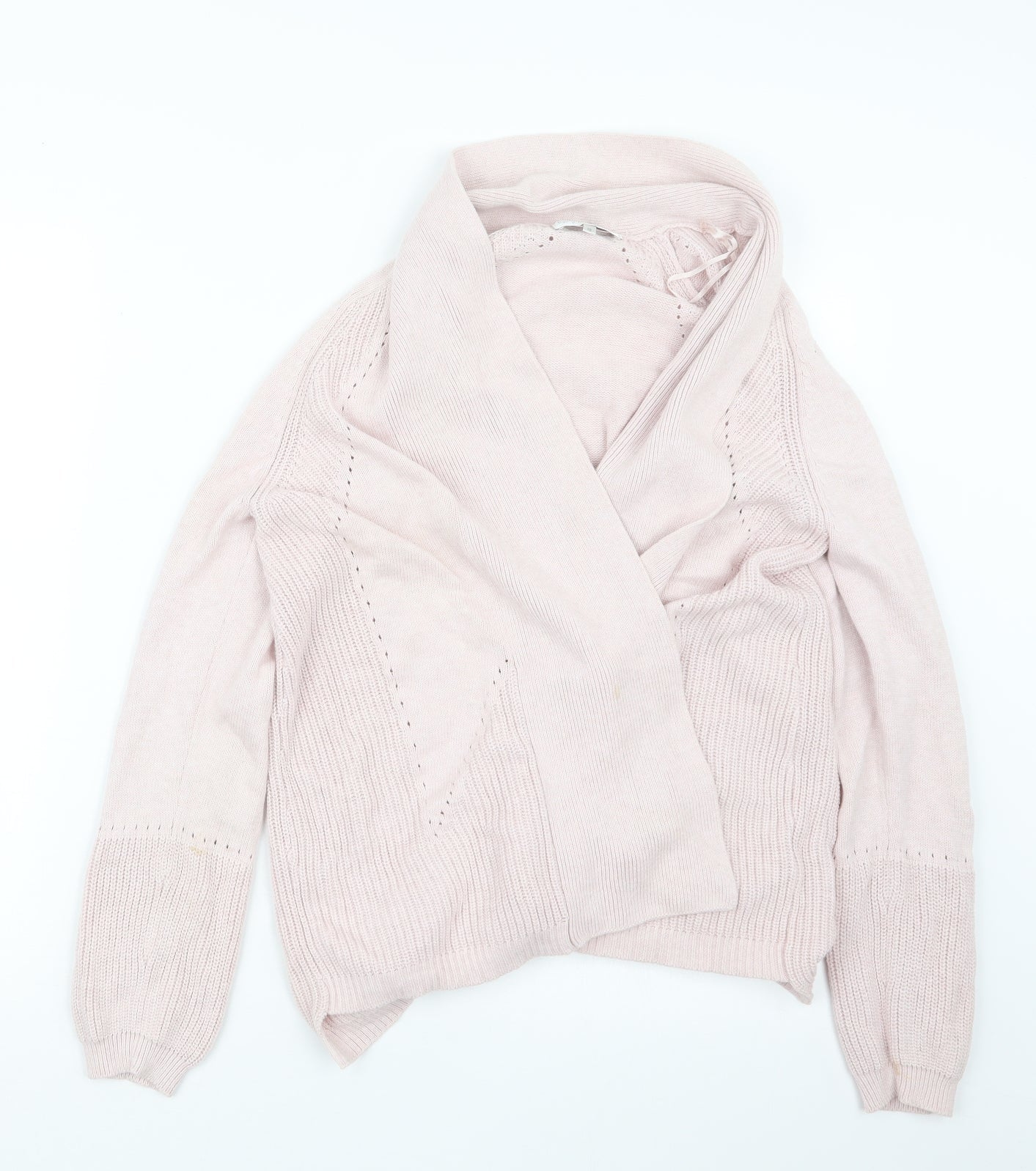 RJR.John Rocha Womens Pink  Knit Cardigan Jumper Size 10