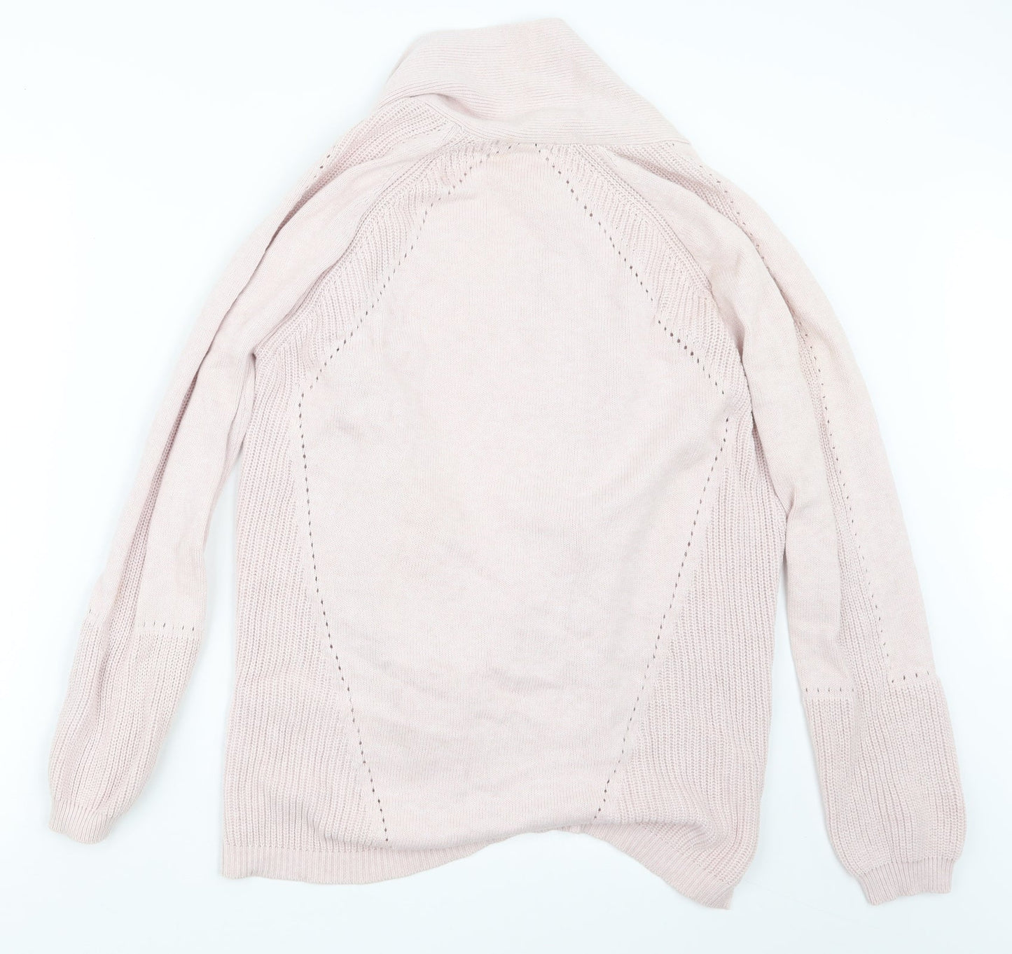 RJR.John Rocha Womens Pink  Knit Cardigan Jumper Size 10