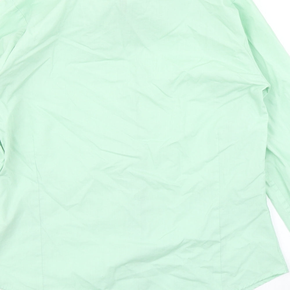 Premier Womens Green   Basic Button-Up Size 6