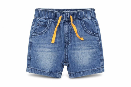 Bluezoo Boys Blue  Denim Cropped Jeans Size 3-6 Months