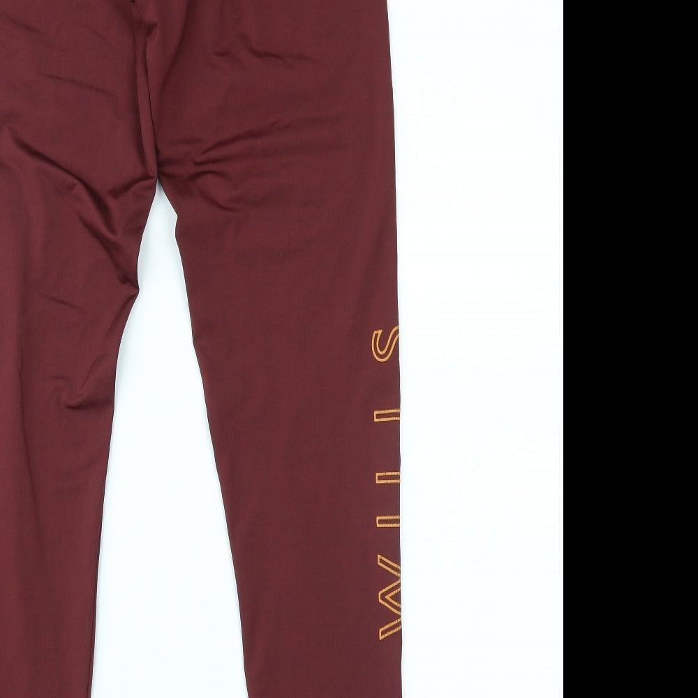 Jack Wills Womens Red    Leggings Size 10 L26 in