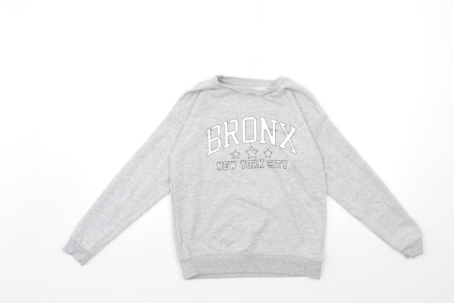 Primark Girls Grey   Pullover Sweatshirt Size 10 Years  - nyc
