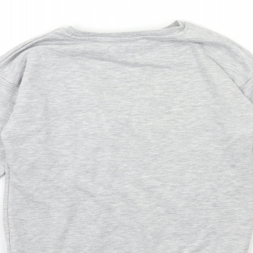 Primark Girls Grey   Pullover Sweatshirt Size 10 Years  - nyc