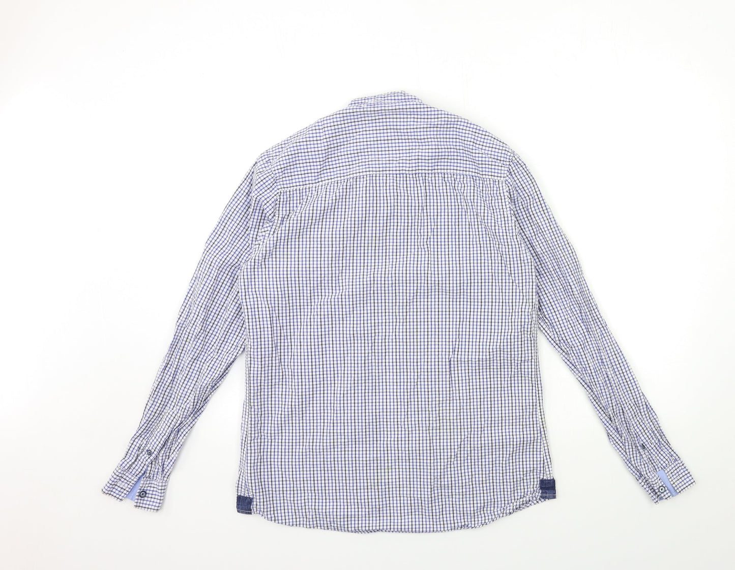 HOUSE CLTH Mens Blue Check   Button-Up Size S