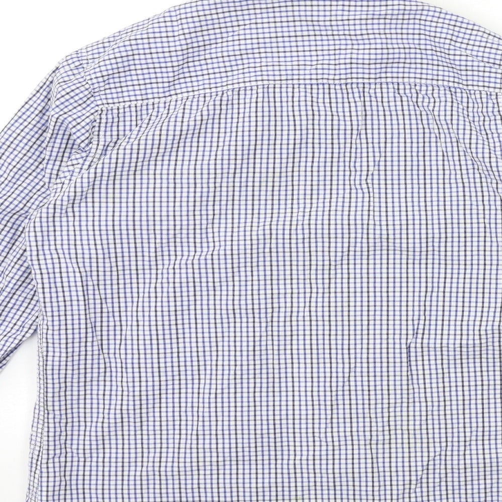 HOUSE CLTH Mens Blue Check   Button-Up Size S