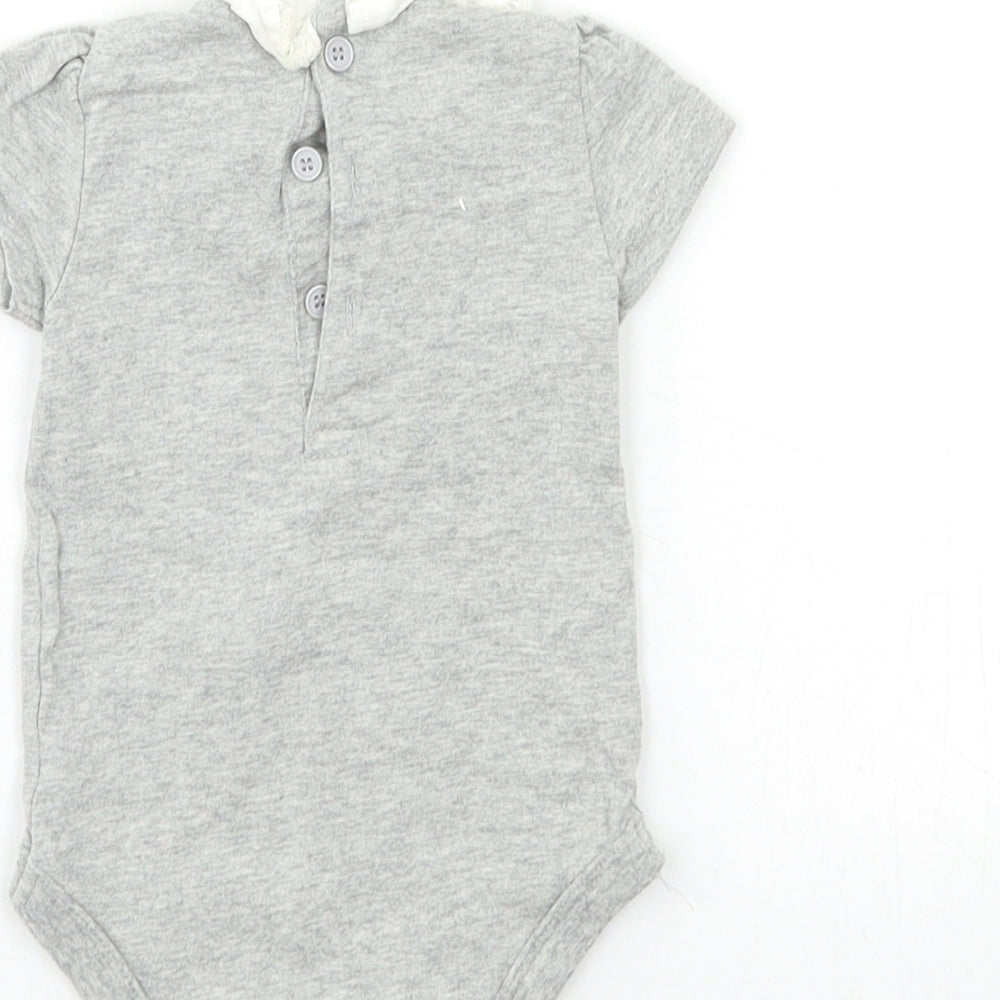 TU Baby Grey   Babygrow One-Piece Size 0-3 Months