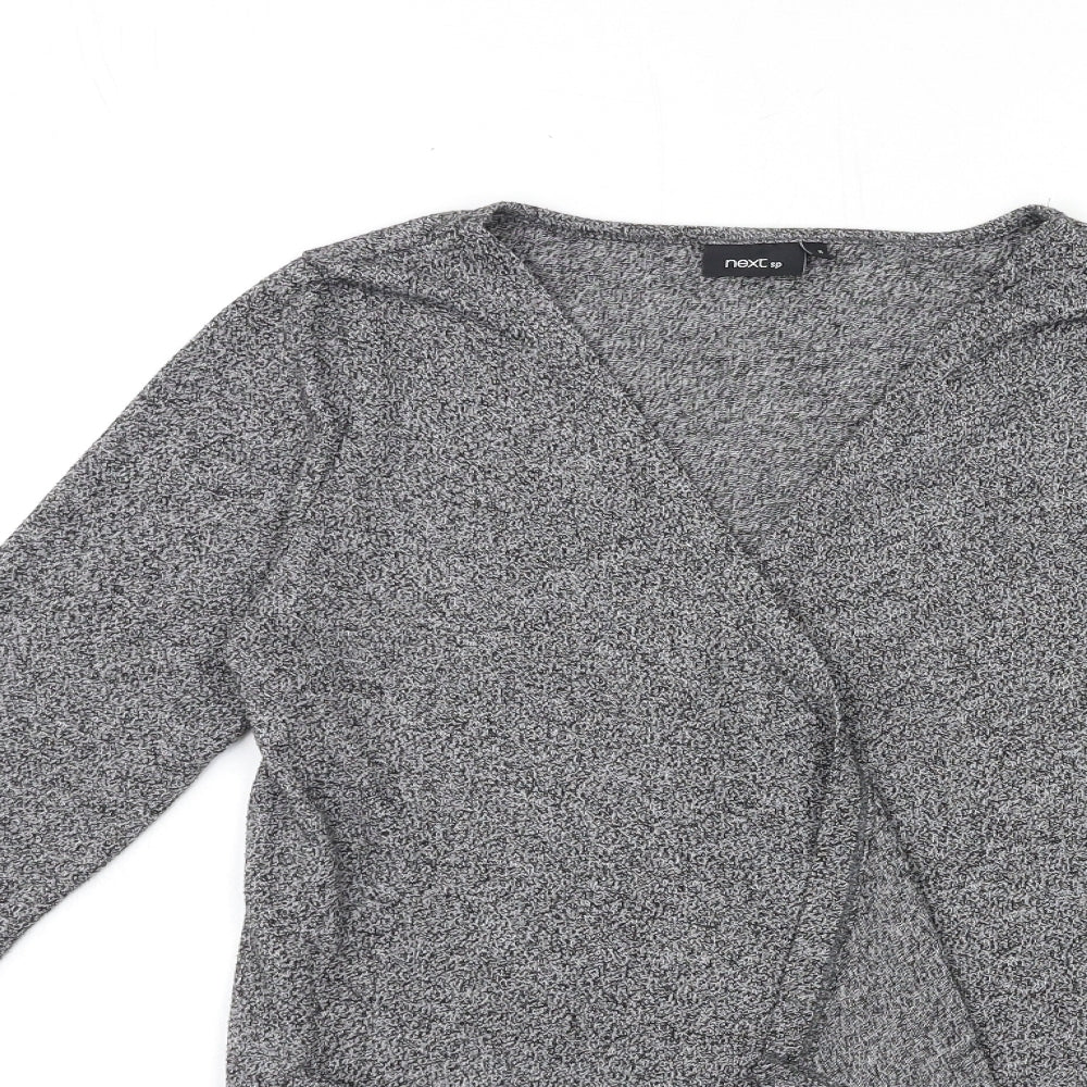 NEXT Womens Grey   Cardigan Jumper Size 8