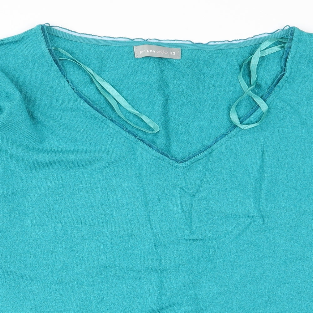 Per Una Womens Green   Pullover Jumper Size 22