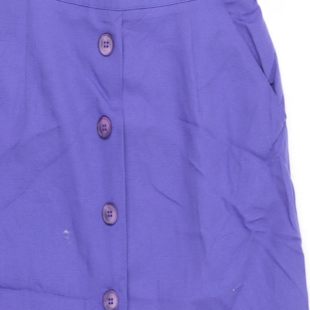 Richards Womens Purple   Flare Skirt Size 12