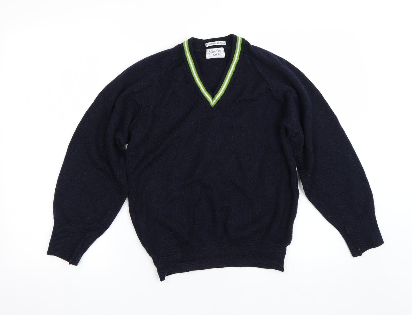 Charles Kirk Girls Blue   Pullover Jumper Size 8-9 Years