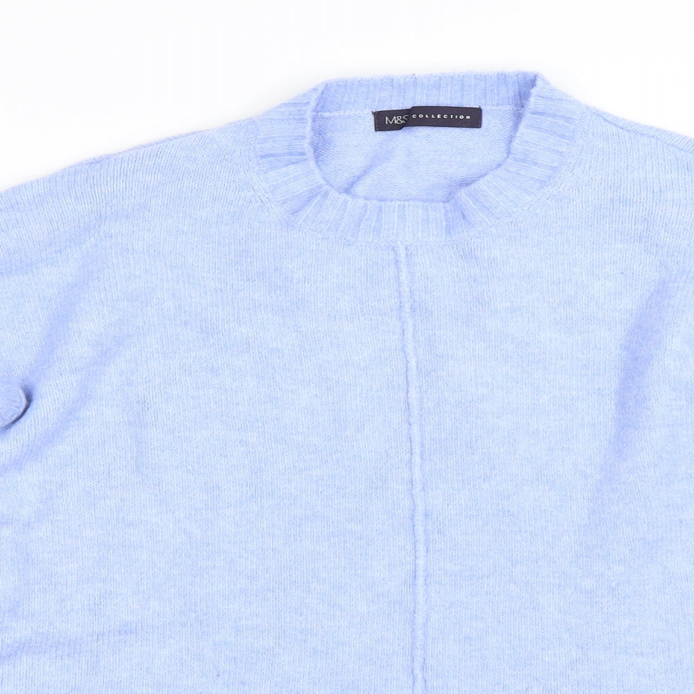 M&S Womens Blue   Pullover Jumper Size M