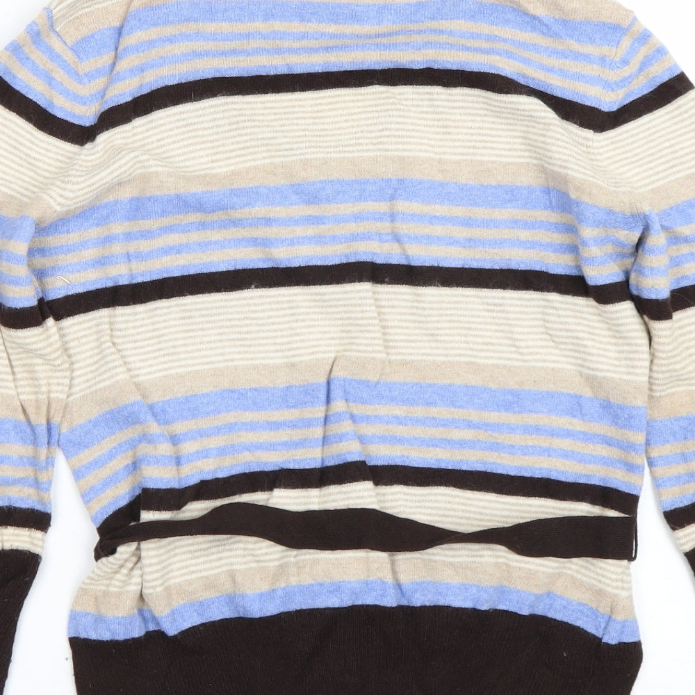 CC Womens Multicoloured Striped  Pullover Jumper Size M