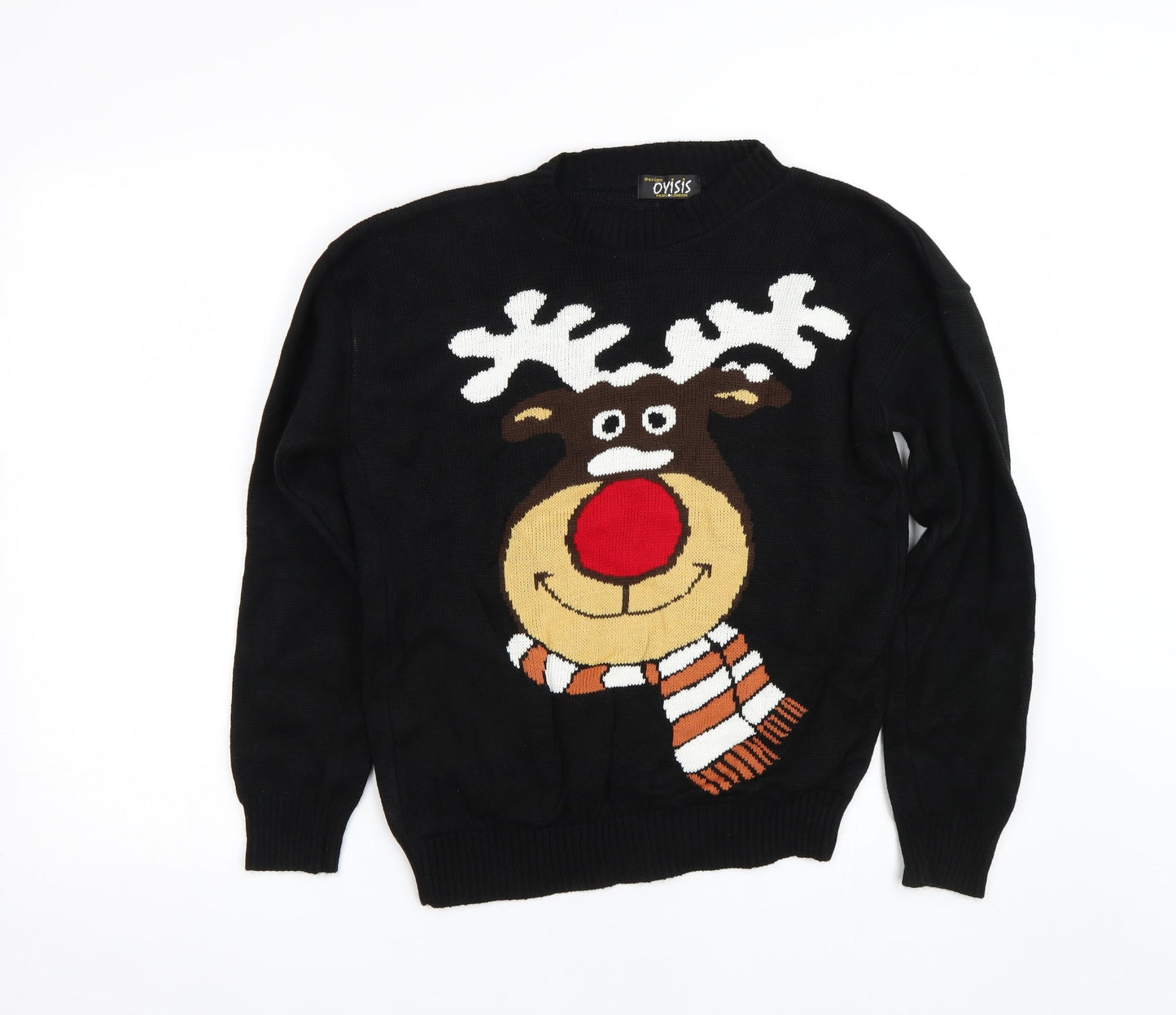 Oyisis Womens Black   Pullover Jumper Size M  - Christmas