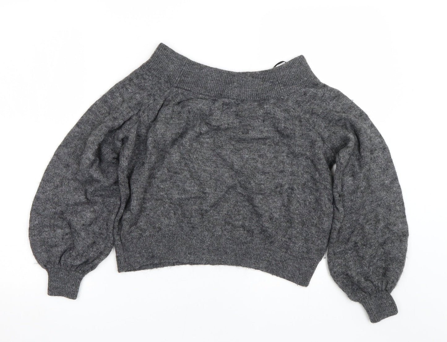 H&M Womens Grey   Pullover Jumper Size S