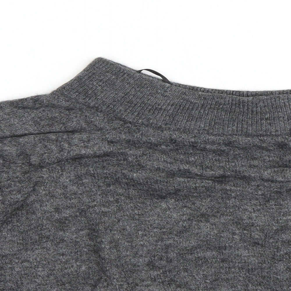 H&M Womens Grey   Pullover Jumper Size S