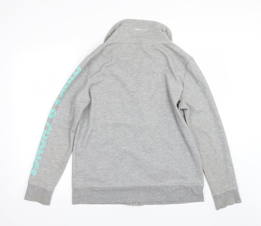 Only play Mens Grey   Full Zip Sweatshirt Size XL