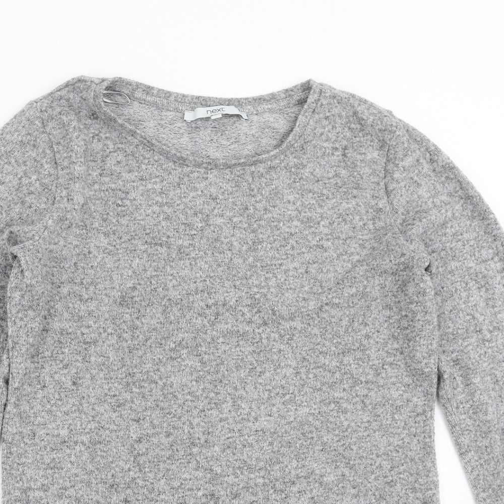 NEXT Womens Grey  Knit Pullover Jumper Size 10