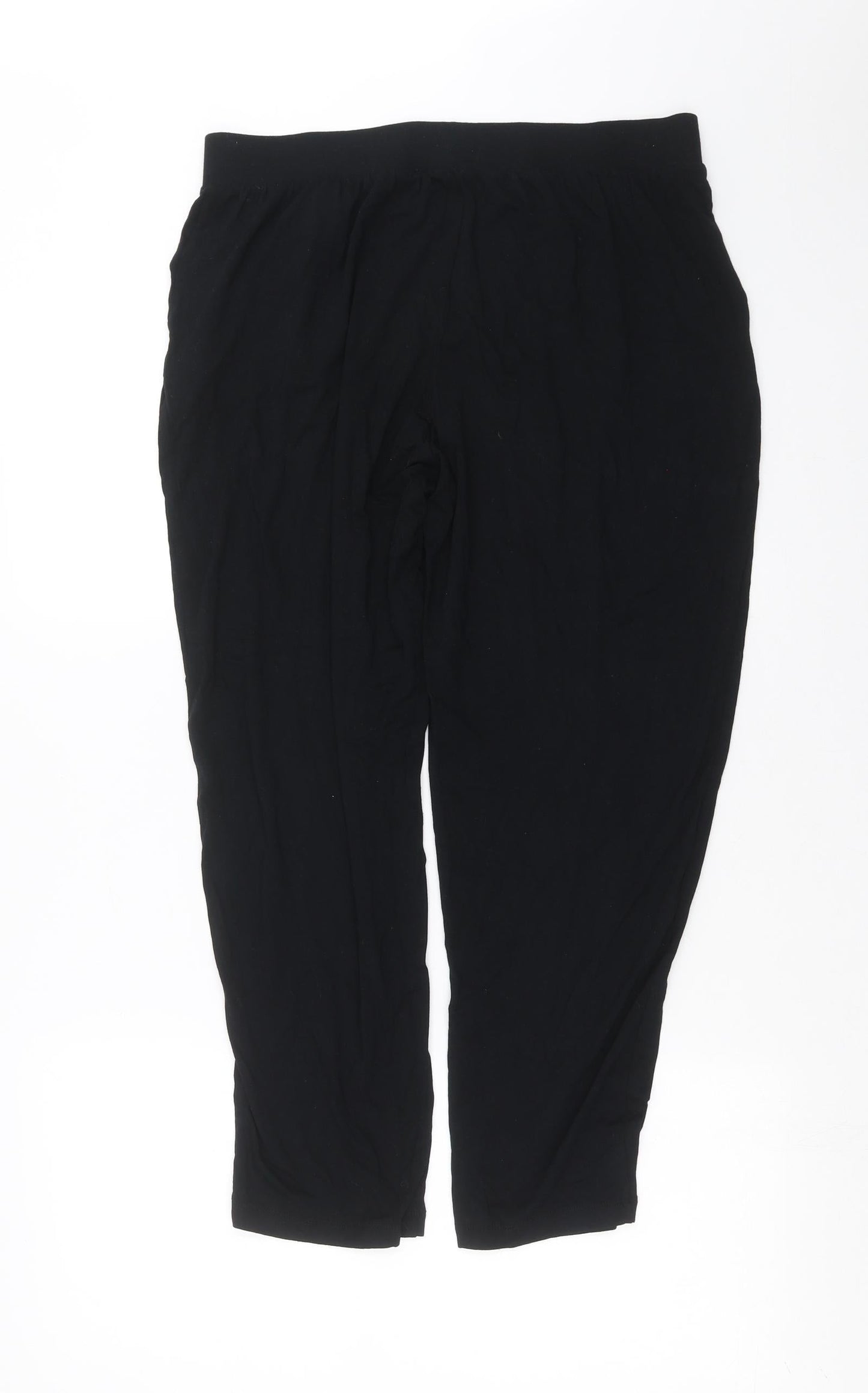Marks and Spencer Womens Black   Trousers  Size 12 L26 in