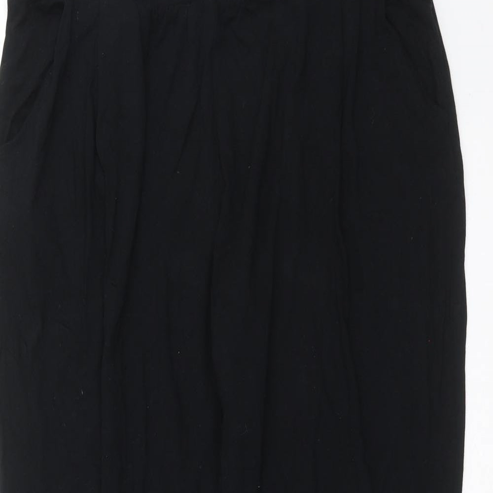 Marks and Spencer Womens Black   Trousers  Size 12 L26 in