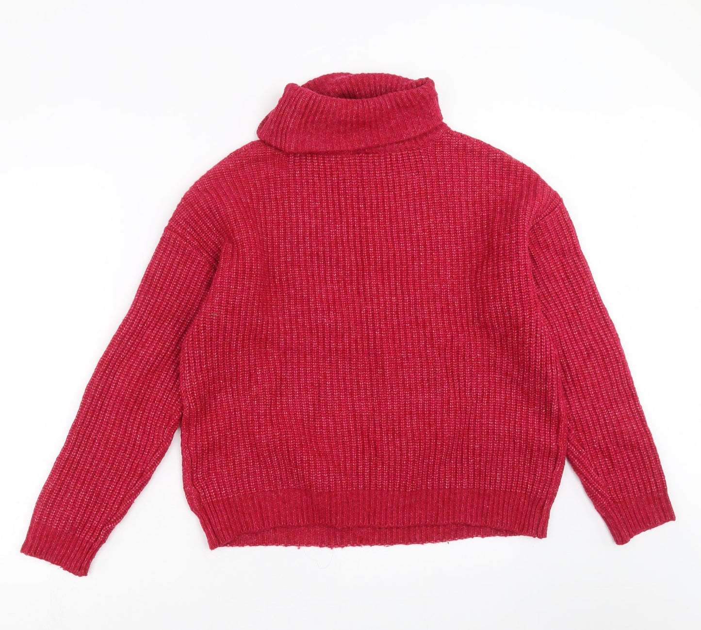 Yessica Womens Pink  Knit Pullover Jumper Size S
