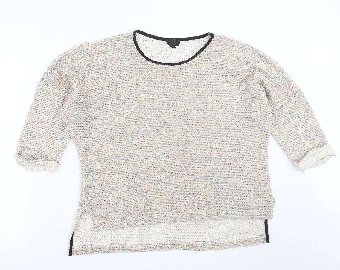 Topshop Womens Beige   Pullover Jumper Size 12