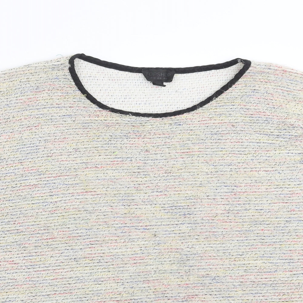 Topshop Womens Beige   Pullover Jumper Size 12
