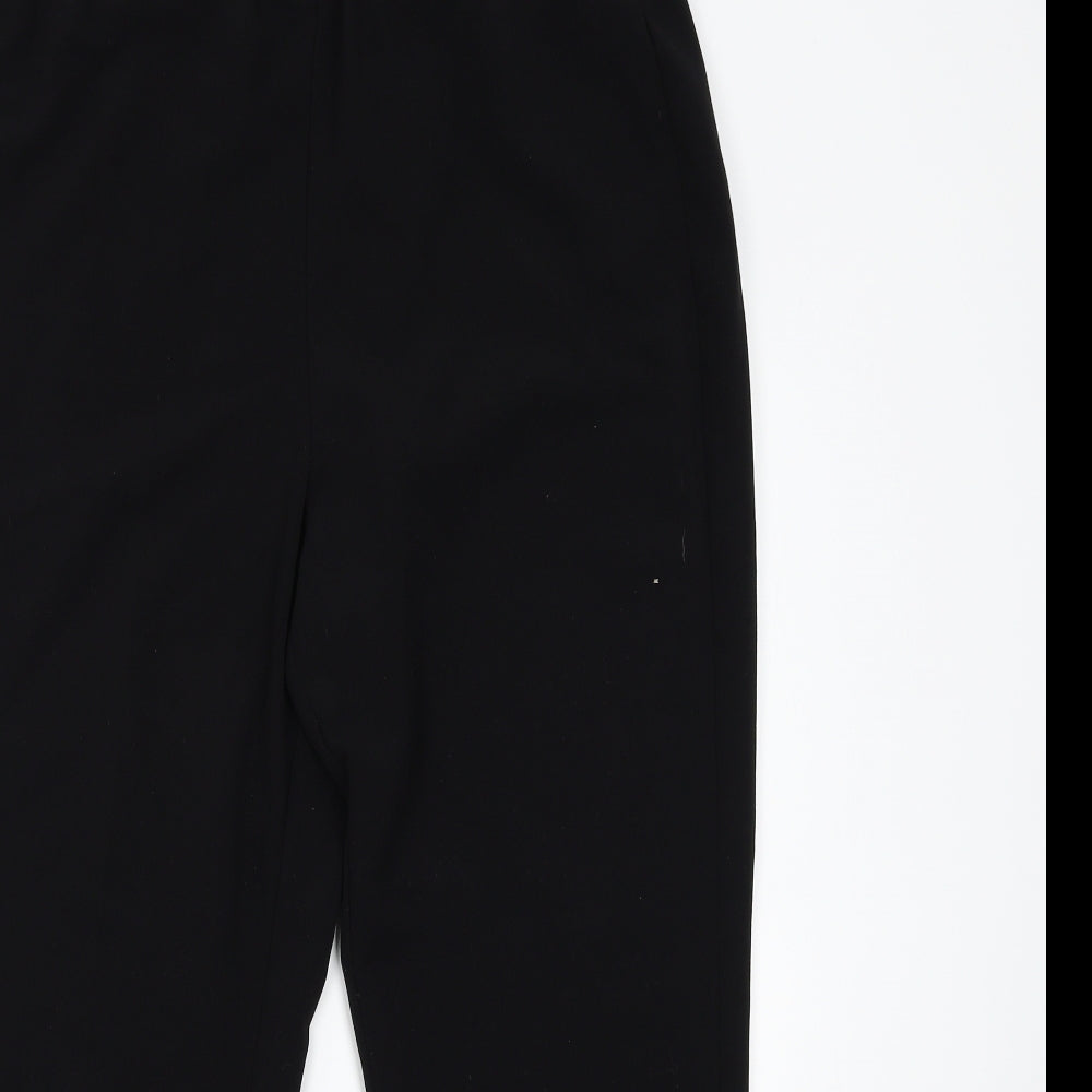 Isle Womens Black   Trousers  Size 14 L24 in