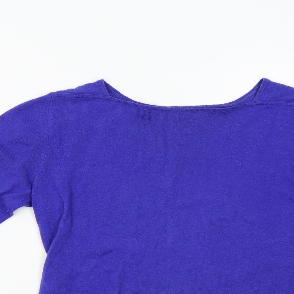 NEXT Womens Blue  Knit Pullover Jumper