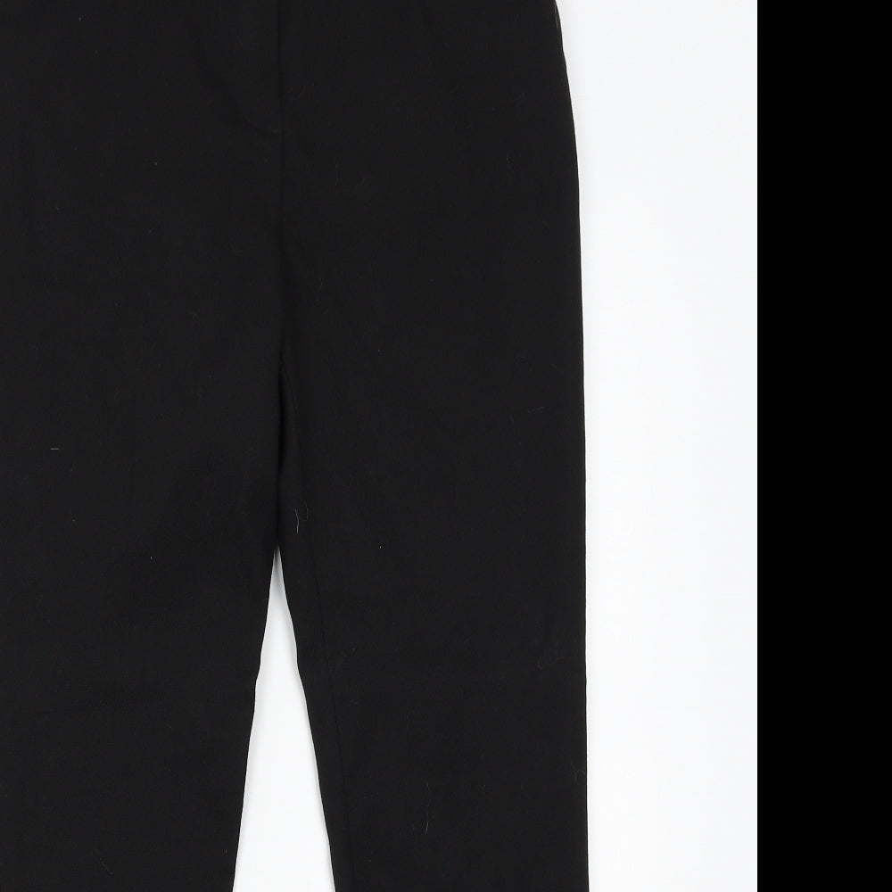 NEXT Womens Black   Trousers  Size 8 L26 in