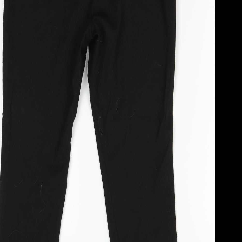 NEXT Womens Black   Trousers  Size 8 L26 in