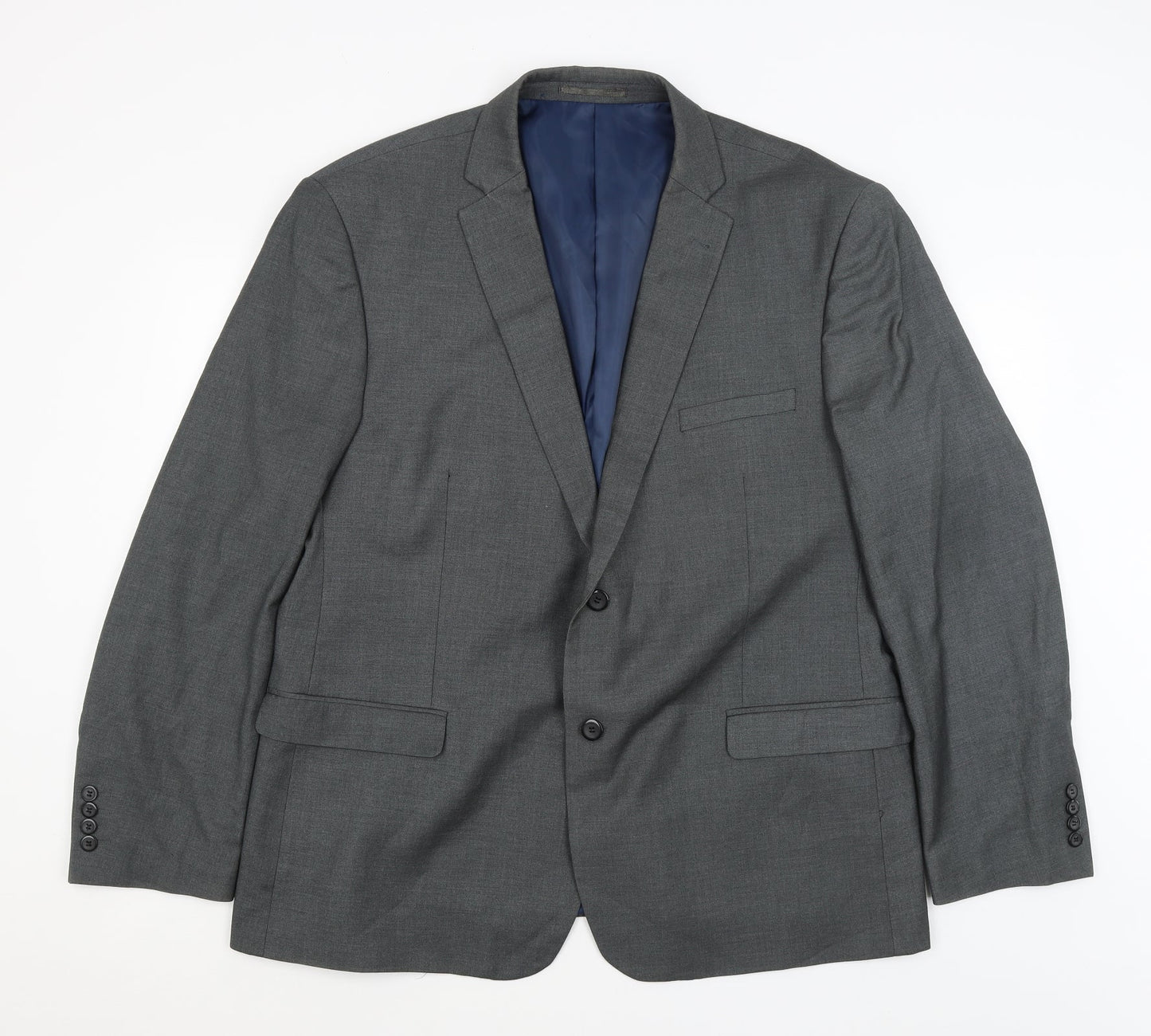 Dobell Mens Grey   Jacket Blazer Size 2XL