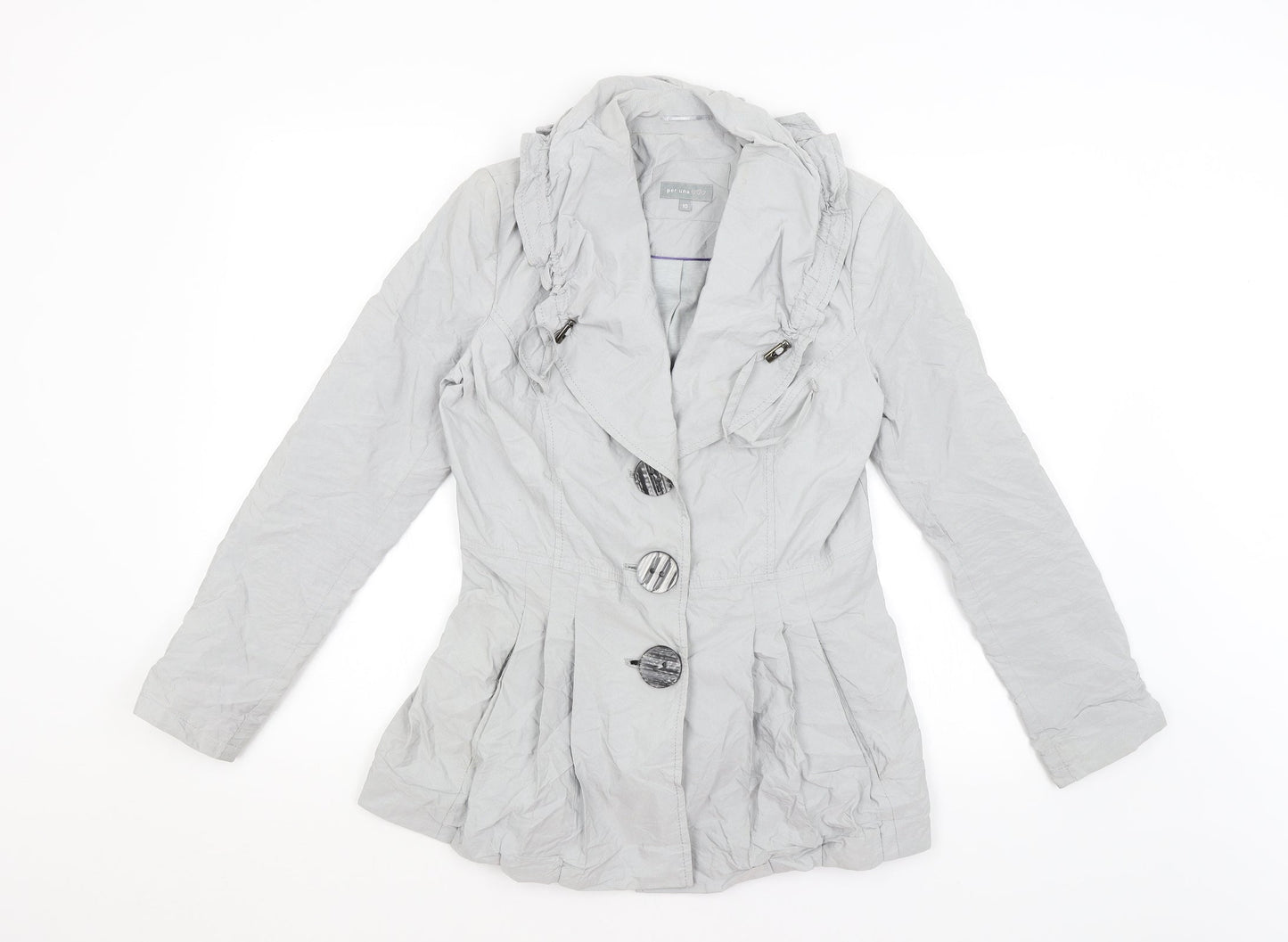 Per Una Womens Grey   Jacket Blazer Size 10