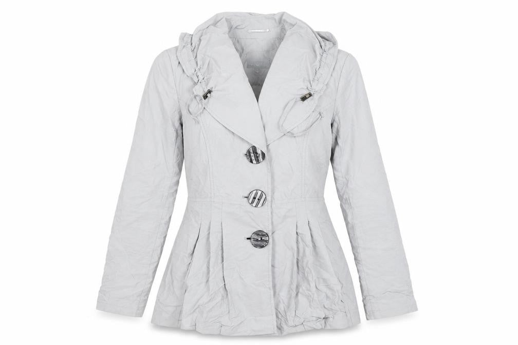 Per Una Womens Grey   Jacket Blazer Size 10