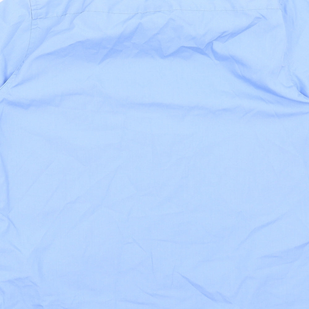 M&S Boys Blue   Basic Button-Up Size 12-13 Years
