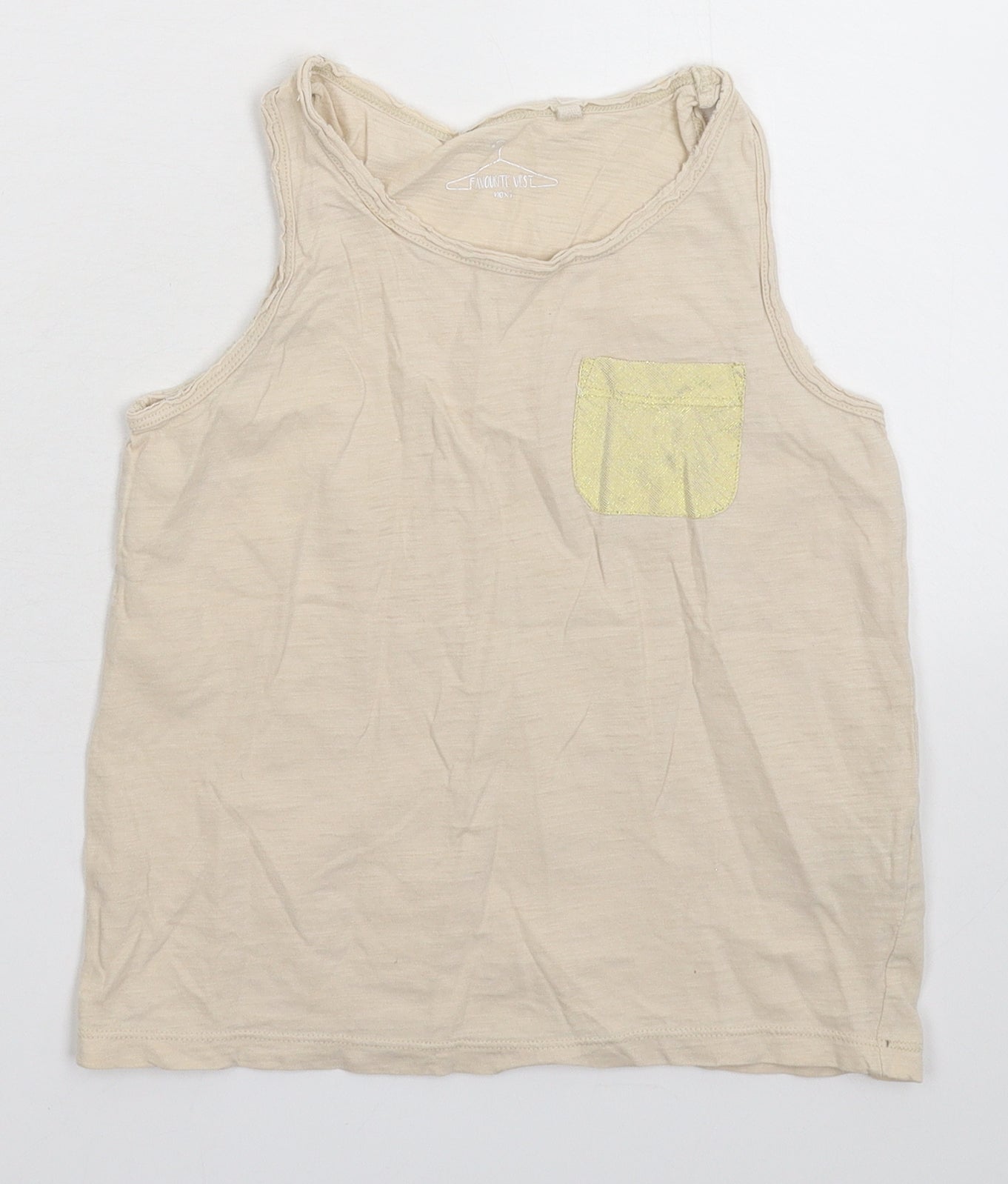 NEXT Girls Beige   Basic Tank Size 9 Years