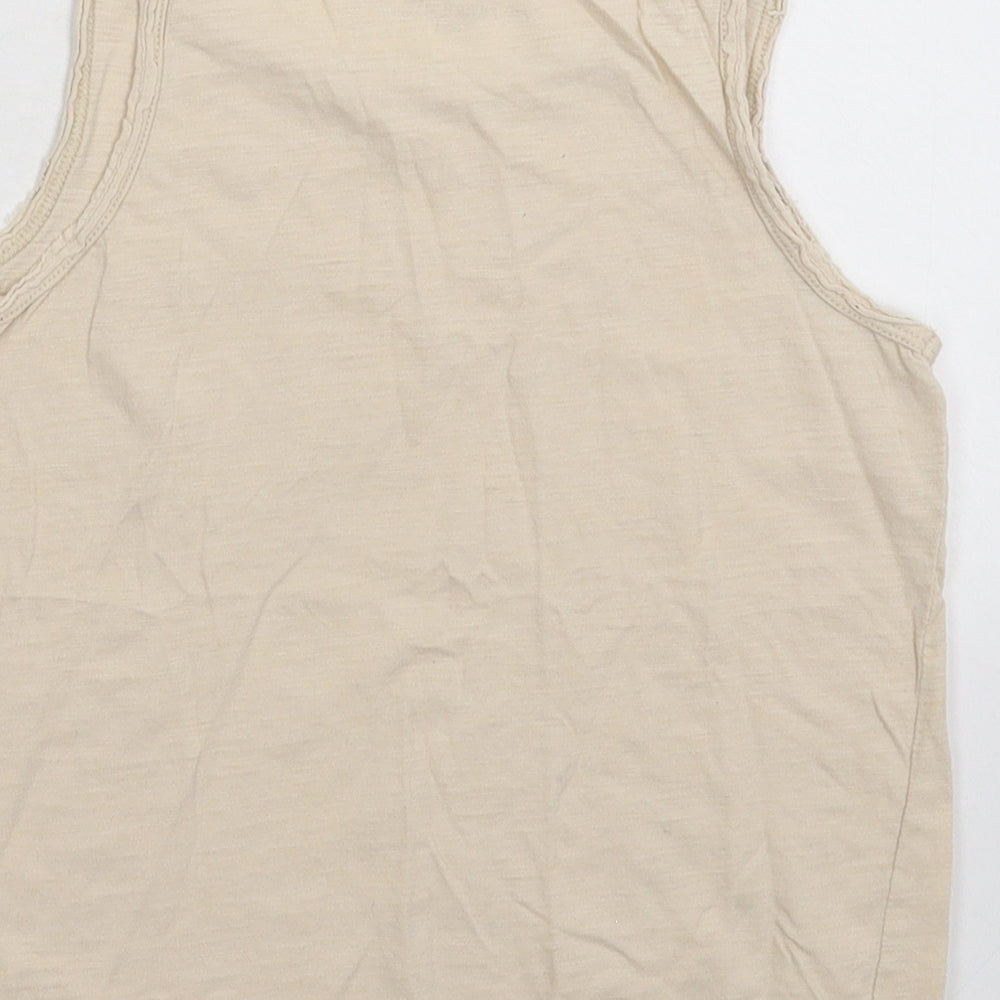 NEXT Girls Beige   Basic Tank Size 9 Years