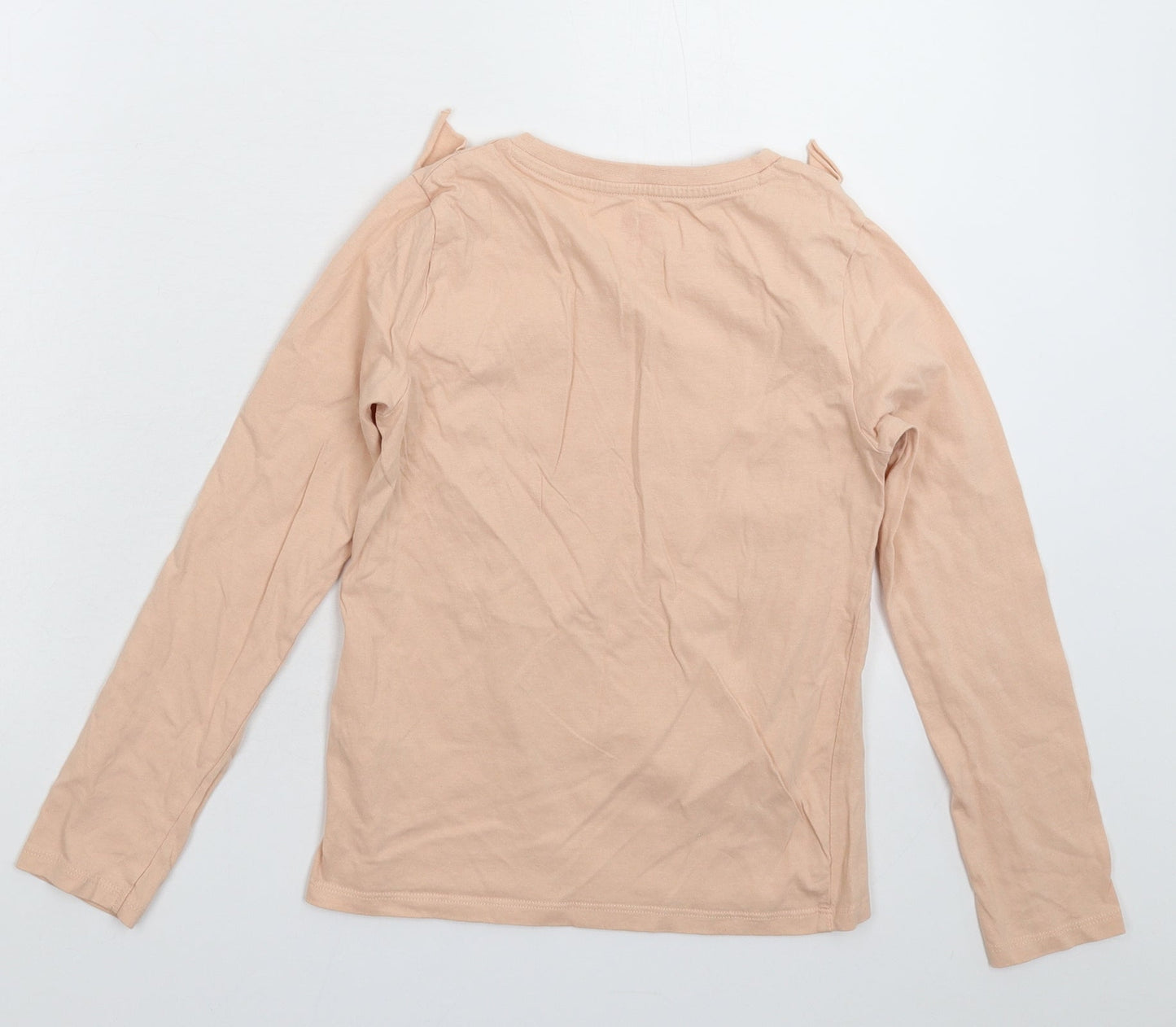 Very Girls Beige   Basic T-Shirt Size 11 Years