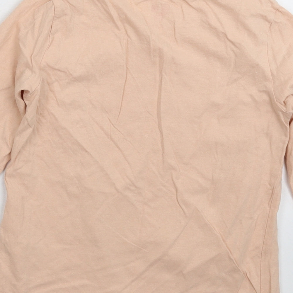 Very Girls Beige   Basic T-Shirt Size 11 Years