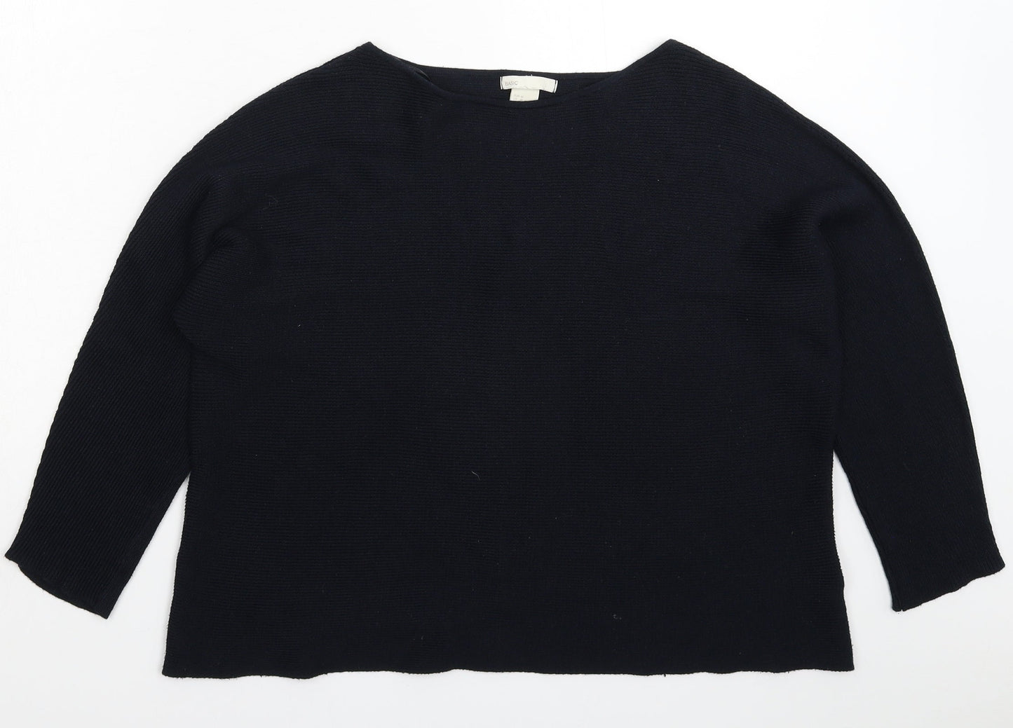 H&M Womens Blue  Knit Pullover Jumper Size M