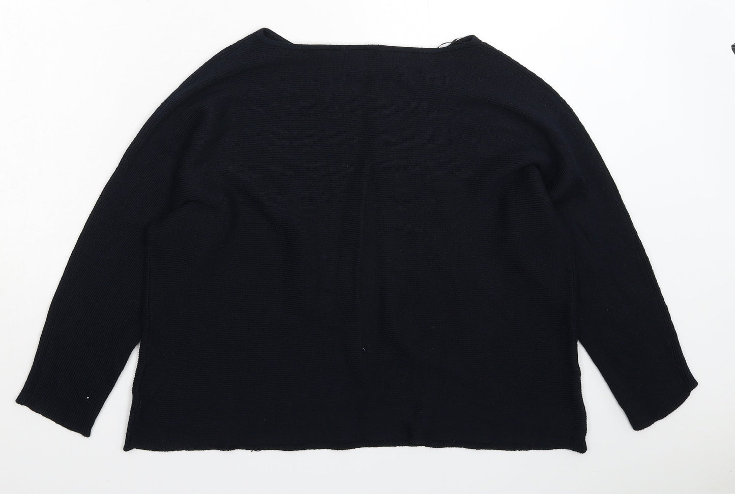 H&M Womens Blue  Knit Pullover Jumper Size M