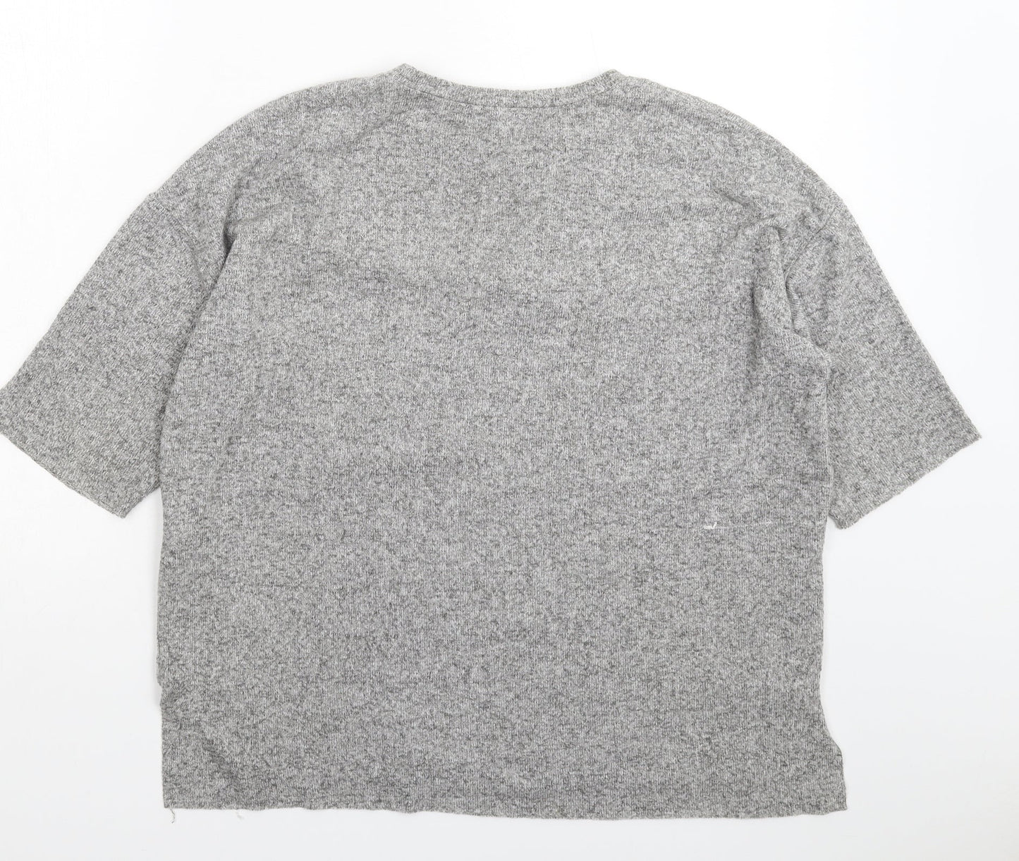 Zara Womens Grey  Knit Pullover Jumper Size S