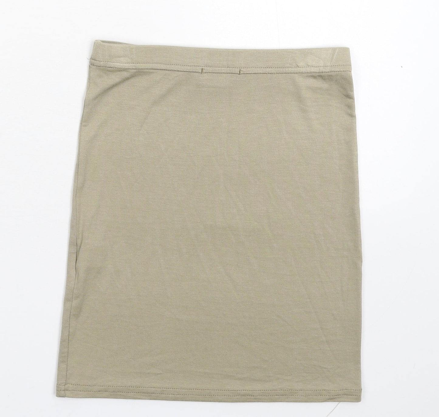 PRETTYLITTLETHING Womens Grey   Straight & Pencil Skirt Size 6