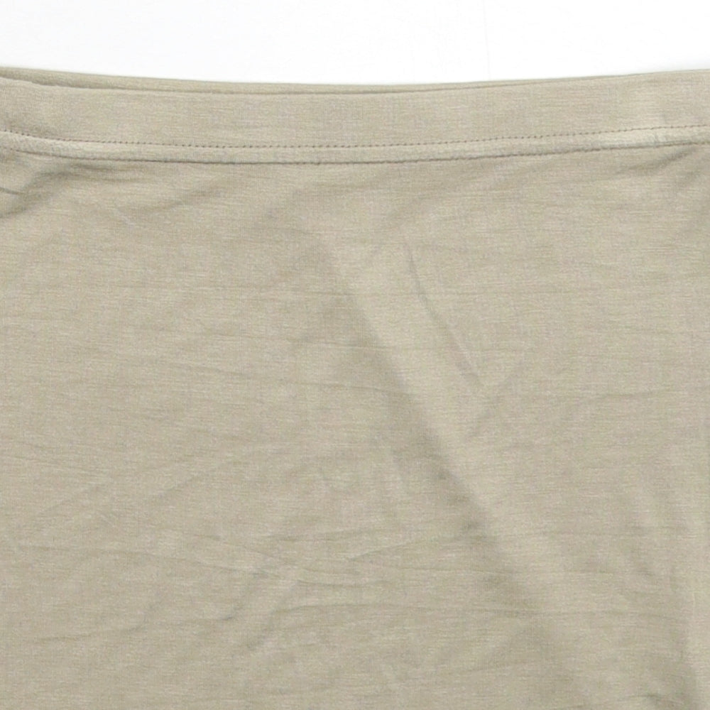 PRETTYLITTLETHING Womens Grey   Straight & Pencil Skirt Size 6