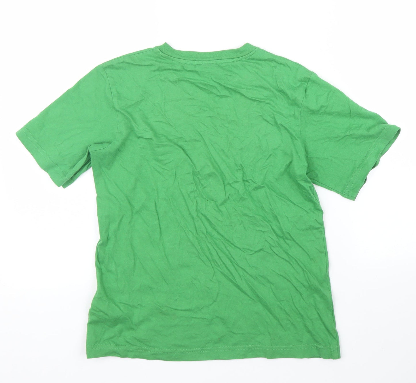DOMYOS Boys Green   Basic T-Shirt Size 12 Years