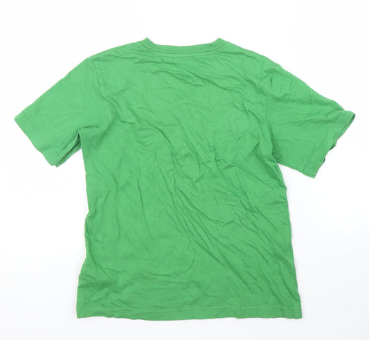 DOMYOS Boys Green   Basic T-Shirt Size 12 Years