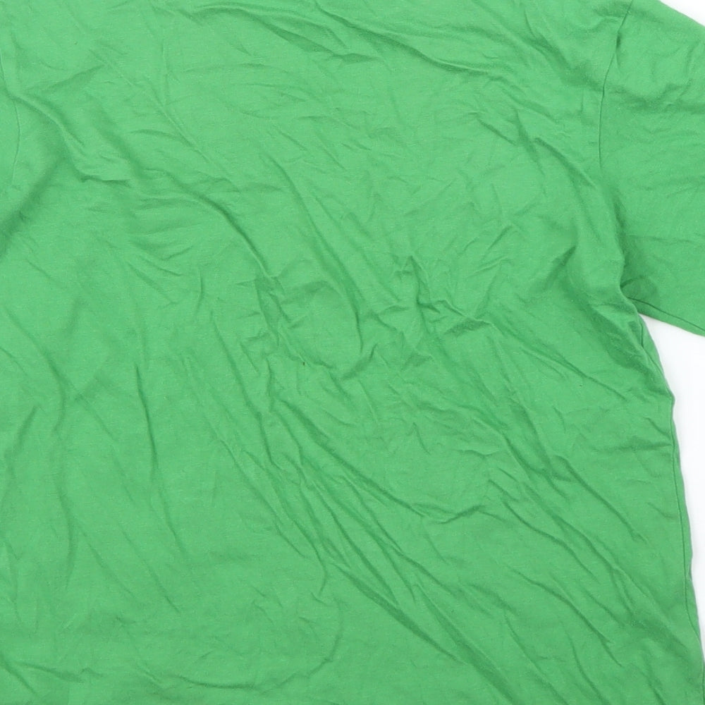DOMYOS Boys Green   Basic T-Shirt Size 12 Years