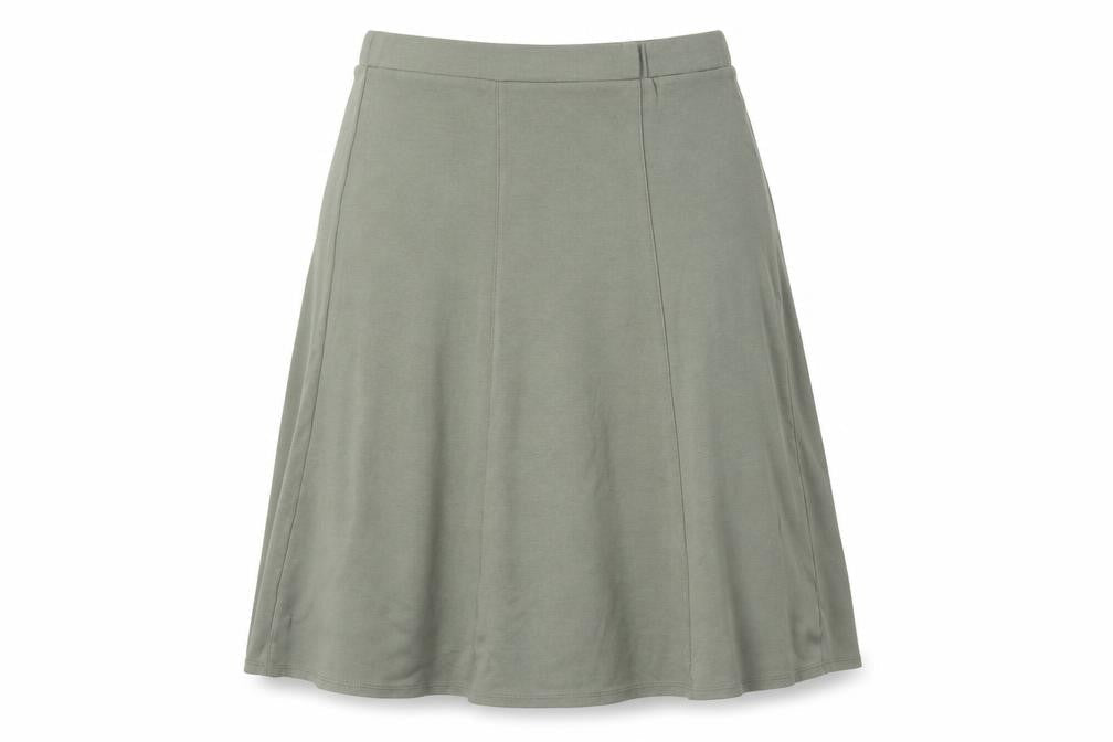 Preworn Womens Green   A-Line Skirt Size 10